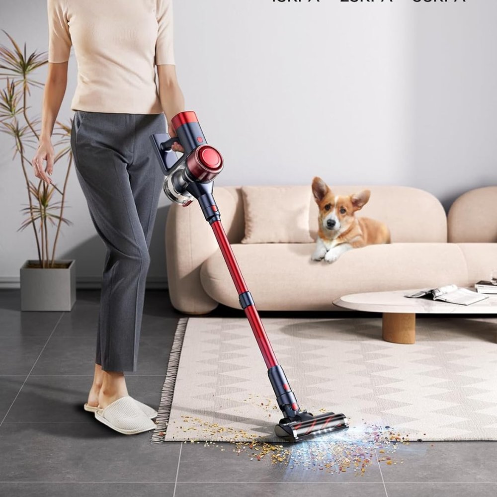 BuTure Cordless Vacuum Cleaner - 450W 38Kpa with Auto Mode Docking Station